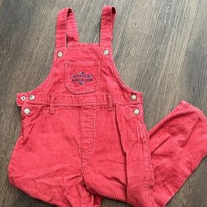 Arizona Jean Company Kids Bright Red Overalls